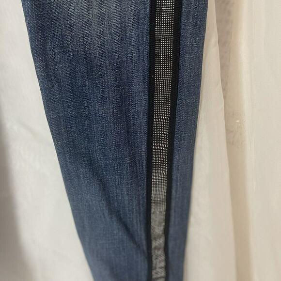 Rock & Republic Women's Denim Jeans Size 6 Leg Stripe - Picture 3 of 6